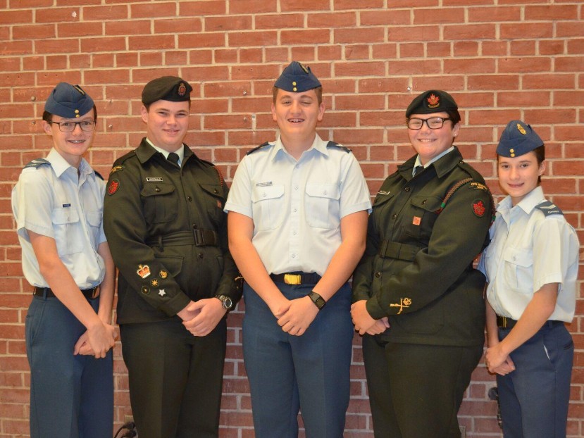 Cadets fundraising in Alliston and Angus